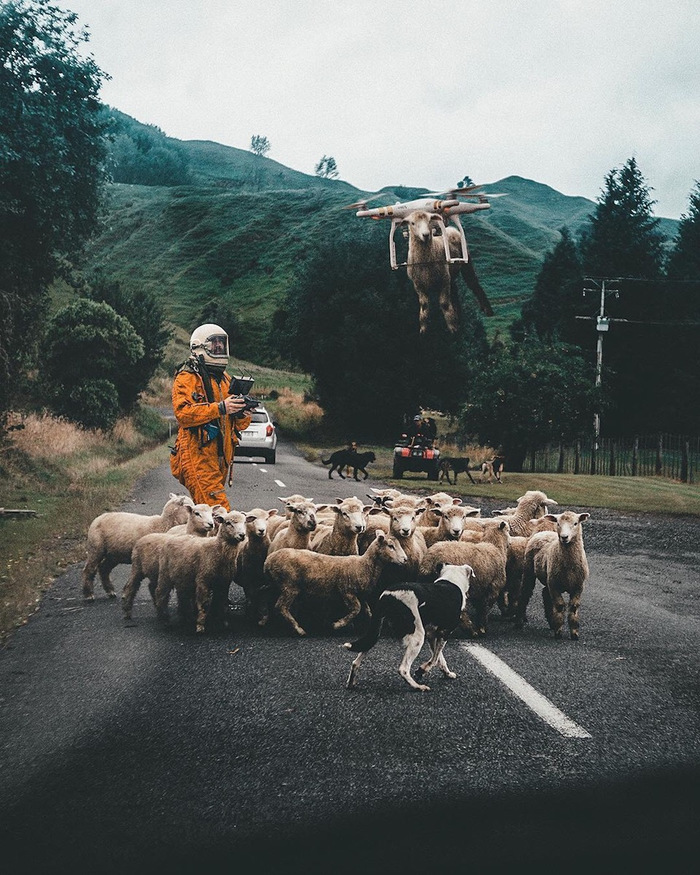 Go - Космонавты, Sheeps, Drone