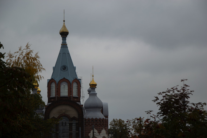 Autumn in the city - My, Beginning photographer, Autumn, Grayness, Town, Atmosphere, The photo, Longpost