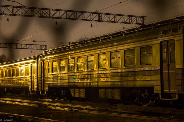 Prisoners - My, Railway, Railway carriage, Riga, Latvia, The photo, Train, Er2