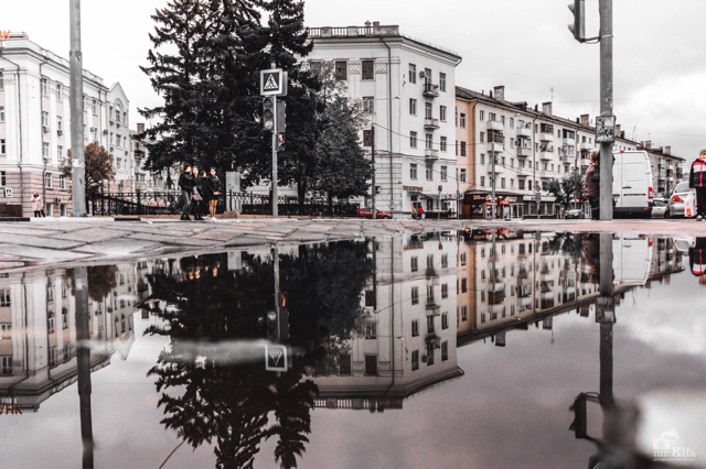 My Ryazan - My, Ryazan, Sony, Reflection, The street, Longpost