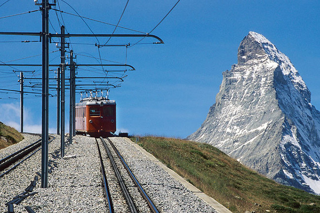 Gornergrat railway. - Railway, Gear rail, Switzerland, Longpost, Video