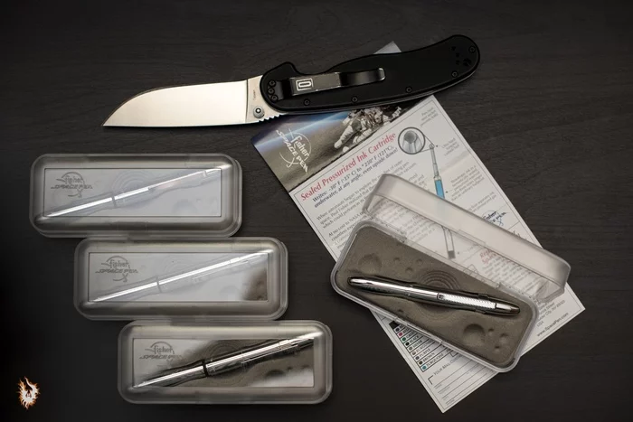 Fisher Space Pen (Zero Gravity Pen) - My, Pen, Weightlessness, EDC, Video, Longpost