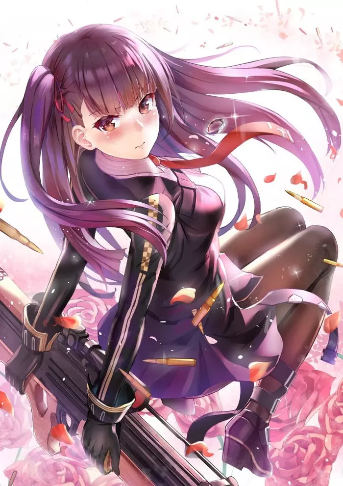 WA 2000 - Anime Art, Арт, Girls Frontline, WA2000, Подборка, Длиннопост