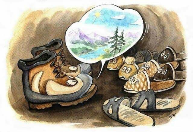 Boots and slippers - My, Shoes, Travels, The mountains, Poems, Poetry, Поэт