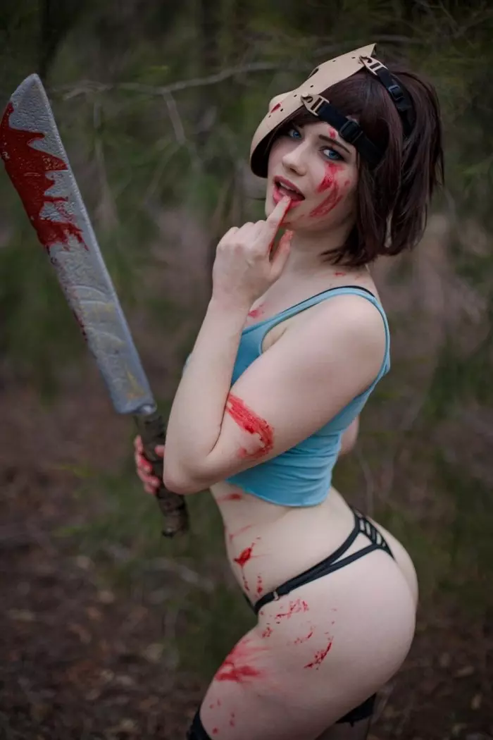 Соблазнительный косплей на Джейсона Вурхиза (Jason Voorhees) — какая девушка вам больше по душе? Косплей, Девушки, Джейсон Вурхис, Длиннопост