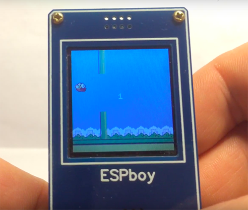 ESPboy gadget for retro games and experiments with IoT - My, Esp8266, With your own hands, Arduino, Gamedev, Microcontrollers, Video, Longpost