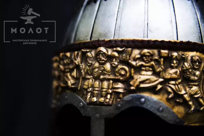 Helm of the Lombard King Agilulf - My, Helmet, Hammer, Lombards, Armor, Longpost
