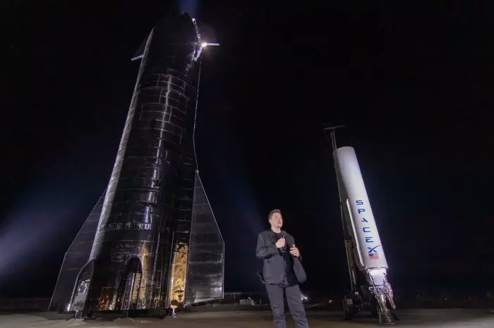 Elon Musk showed a full-size prototype of Starship - Space, Prototype, Starship, Elon Musk, Spacex, Cosmodrome, Longpost