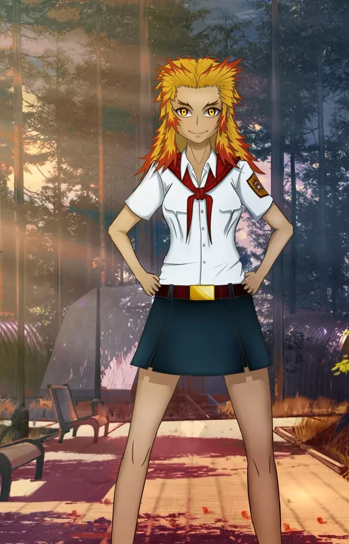 The new generation of Sovyat! - Camp owlet, Endless summer, Visual novel, Anime, Not anime, Art