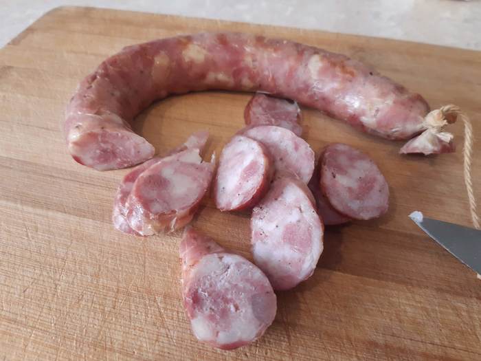 Krakow style 2. Liquid smoke edition. - My, Homemade sausage, Krakow sausage, Longpost