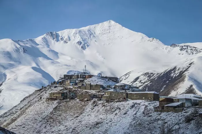 Село Хыналыг и его окрестности, Большой Кавказ, Азербайджан - Моё, Кавказ, Азербайджан, Хыналыг, Пейзаж, Фотография, Длиннопост