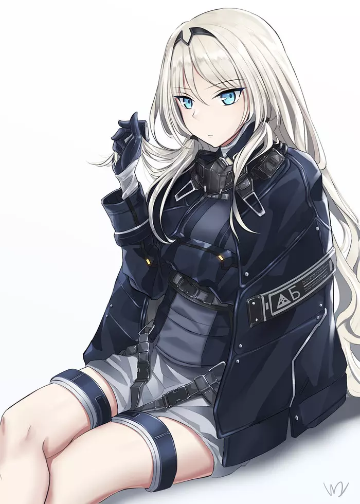 AN-94 - Anime art, Art, Girls frontline, AN-94, A selection, Longpost