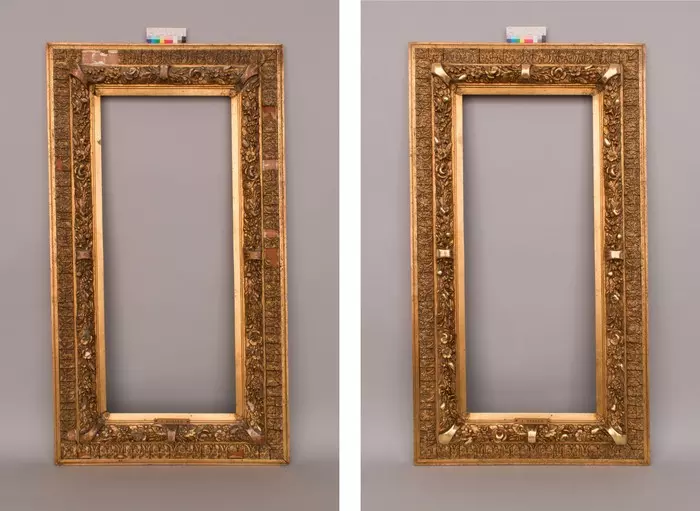Frame restoration - My, Restoration, Frame, Painting, Saint Petersburg, Antiques, It Was-It Was, Longpost, Gold