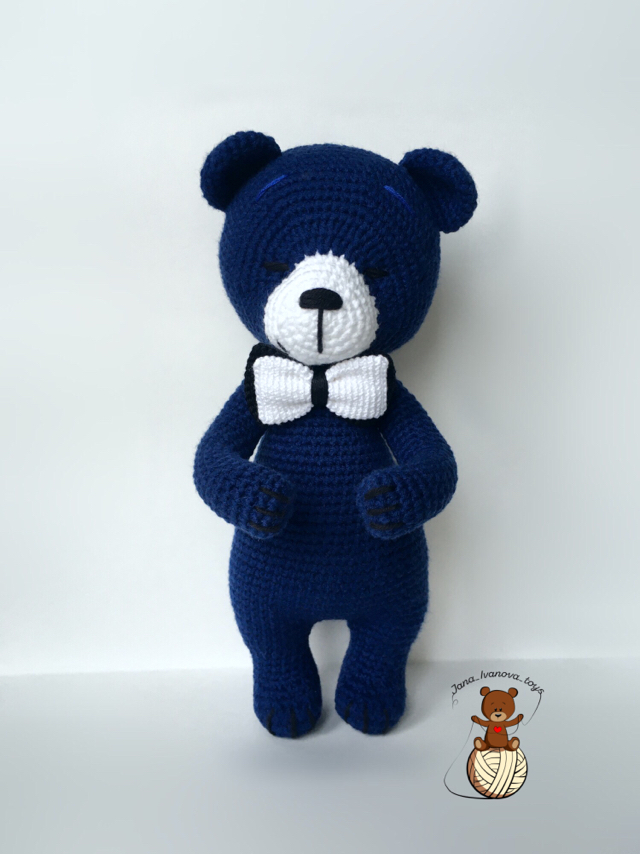 Bear ) - My, The Bears, Knitted toys, Handmade, Amigurumi, Longpost