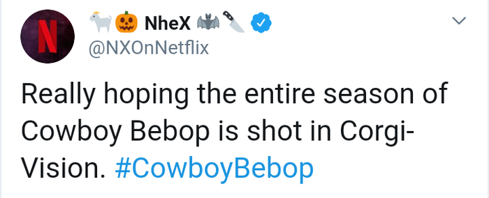 Netflix     Cowboy Bebop.