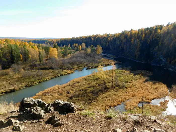 Golden autumn at Deer Streams - My, Ural, Sverdlovsk region, deer streams, The photo, Autumn, Walk, Longpost, beauty of nature