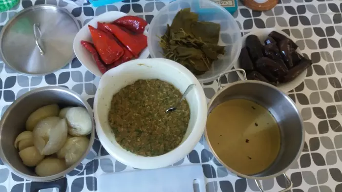 Арабская Долма - Моё, Овощи, Приправы, Виноград, Длиннопост, Долма, Рецепт, Кулинария