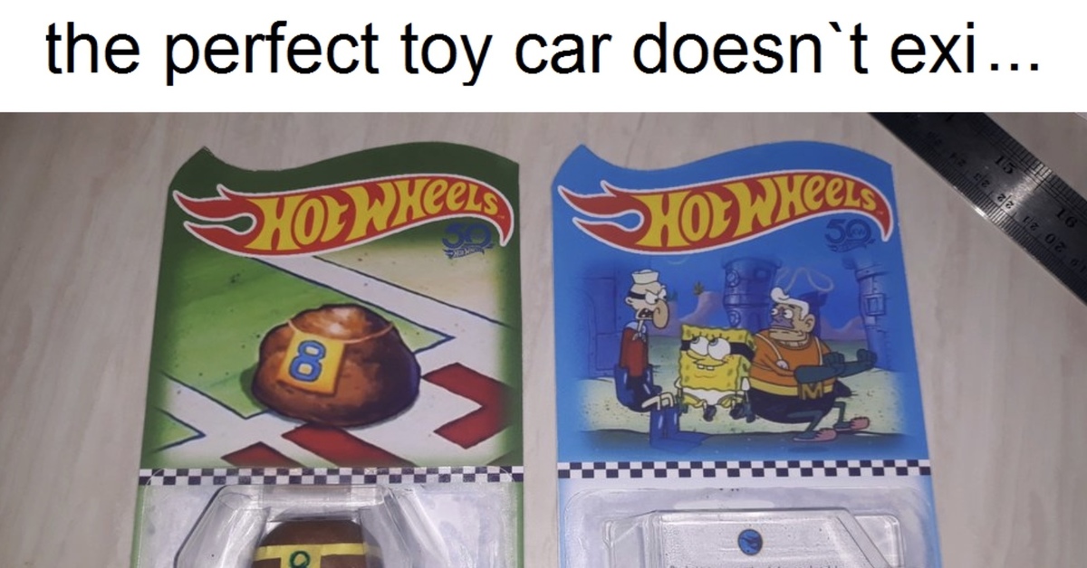 Идеальная игрушечная машинка не существует..., Спанч Боб, Hotwheels, Reddit...