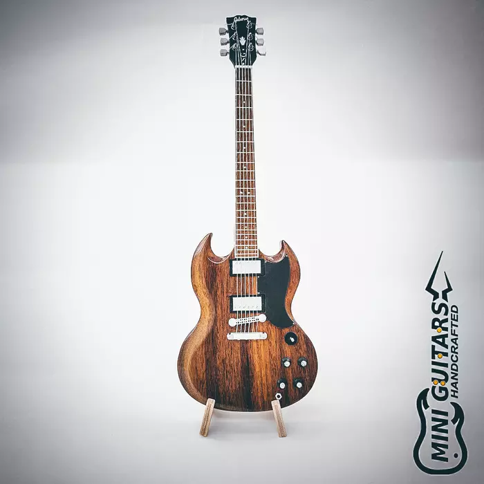 Мини гитара Gibson SG - Моё, Минигитара, Рукоделие без процесса, Сувениры, Своими руками, Гитара, Миниатюра, Длиннопост