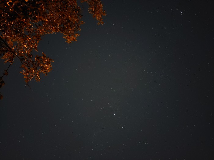 Starry sky on MI 9T (stock) - My, Xiaomi, The photo, Starry sky, Longpost