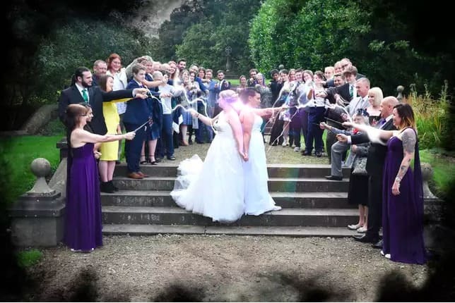 The couple got married in the style of Harry Potter - Harry Potter, The photo, Longpost