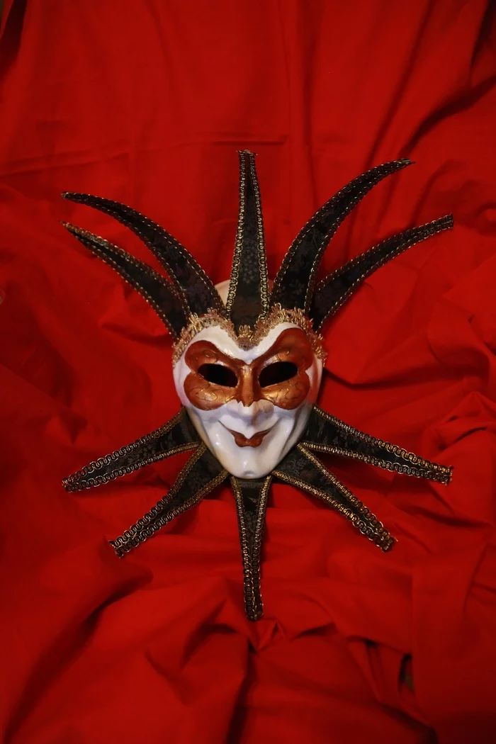 Mask joker - My, Venice, Mask, Masquerade, Masks, Art, Handmade, With your own hands, Papier mache, Longpost