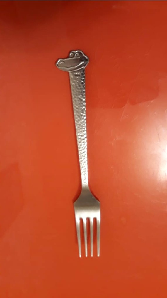 Spoon Cheburashka and fork Crocodile Gena - My, Cutlery, A spoon, Fork, , Arrangement