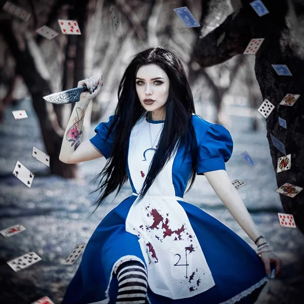 Alice Cosplay Косплей, Алиса, Красивая девушка, Длиннопост