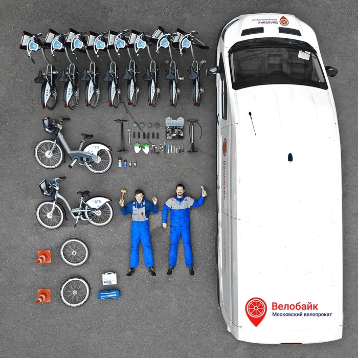 Московский прокат велосипедов присоединился к #tetrischallenge