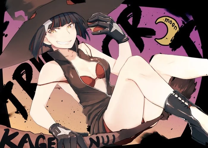 Monster Camp Specialist - Anime, Monogatari series, Yozuru Kagenui, Drawing