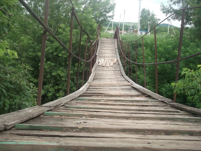 Bridge over river. Russia, 2019. - My, Bridge, nowhere