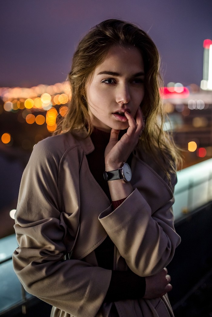 Крыша и близняшки. Крыша, Минск, Город, Закат, Ночь, Близнецы, Девушки, Фотография, Длиннопост