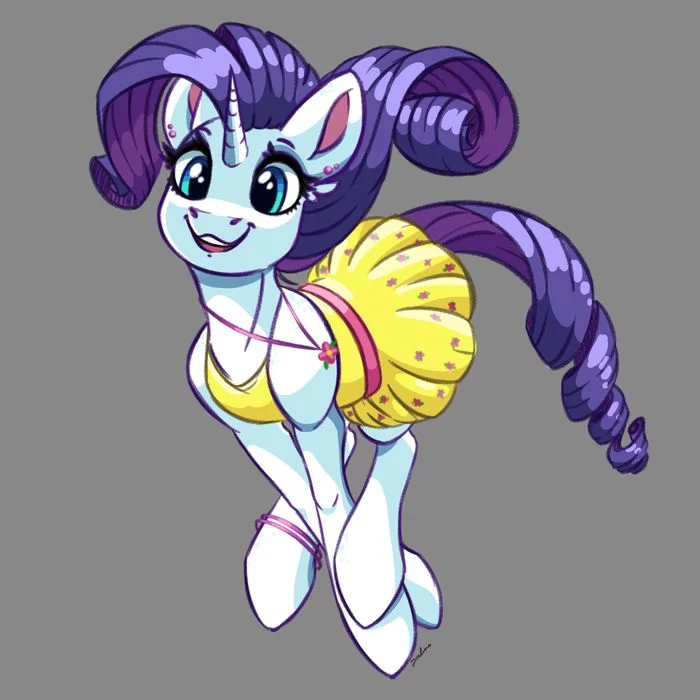 Куда скачет модная лошадь? - My Little Pony, PonyArt, Rarity, Faline-Art