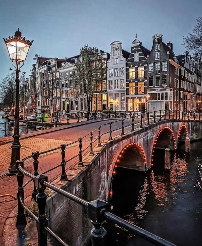 Amsterdam, Netherlands. - Amsterdam, Netherlands, City walk, Bridge, Netherlands (Holland)