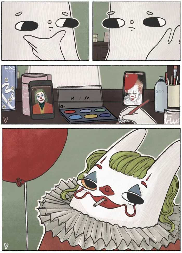 Halloween problems - Halloween, Joker, Comics, Cosplay, Pennywise, 9GAG