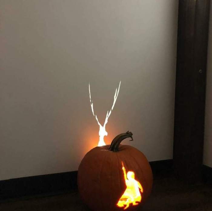 Expecto patronum! - Pumpkin, Halloween, Harry Potter, Patronus