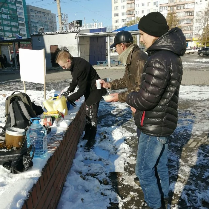 Chelyabinsk punks are back in business - Chelyabinsk, Punks, Food not bombs, Longpost, Punk rock