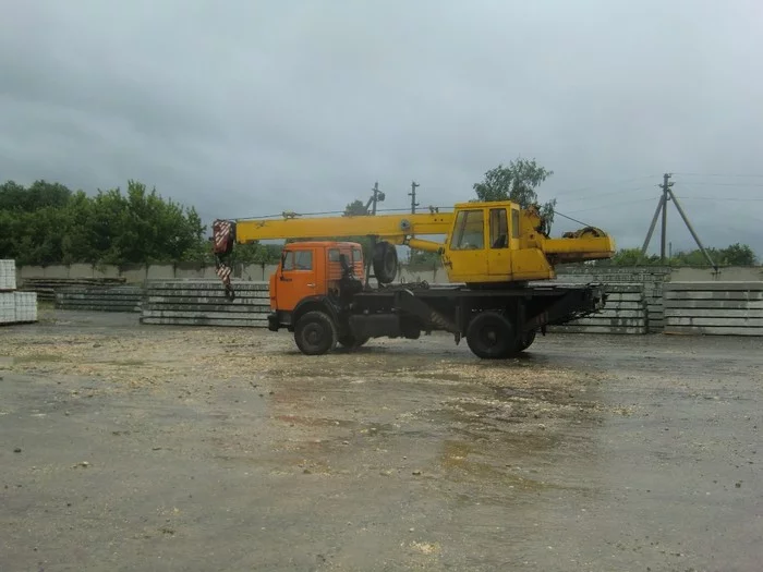 Truck crane operator (truck crane operator).Choice of profession - My, Crane operator, Tap, Work, Technics, Building, Longpost