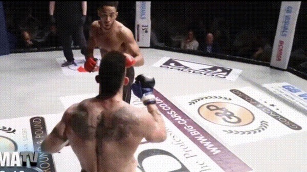 Вы в танцах, и в нокауте Боец MMA, MMA, Нокаут, Гифка