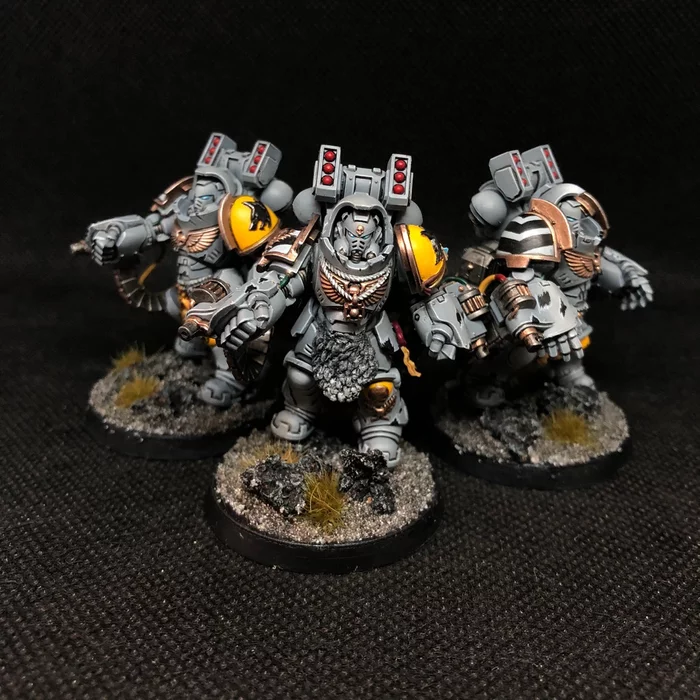 Fenrisian Aggressors - Моё, Wh miniatures, Warhammer 40k, Space wolves, Adeptus Astartes, Хобби, Wh painting, Длиннопост