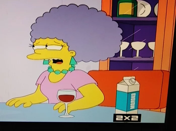 Censorship or how to turn wine into milk - The Simpsons, 2x2, Censorship, Milk, Wine