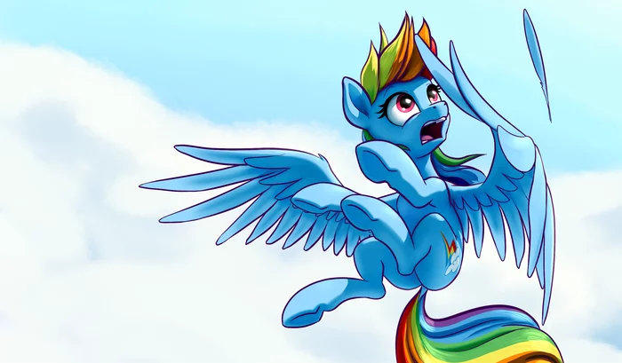 Surprise - My little pony, Rainbow dash, Nadnerbd