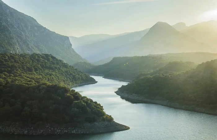 Cedrino River, Sardinia, Italy - My, River, Italy, Sardinia, The mountains, The photo