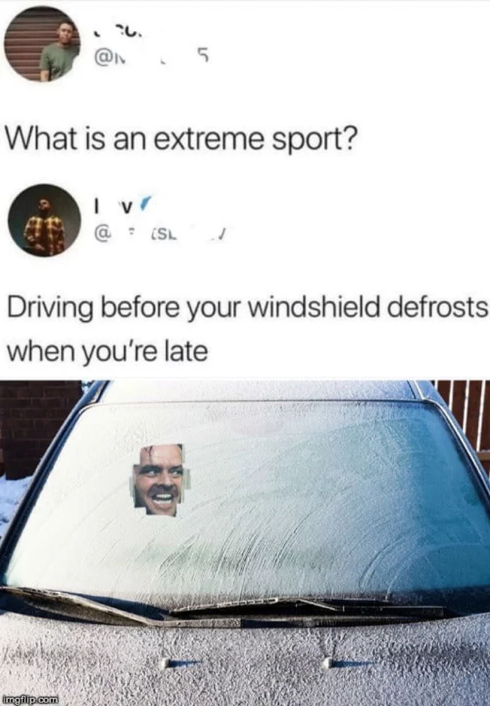 Extreme sport - Sport, Car, 9GAG, Screenshot