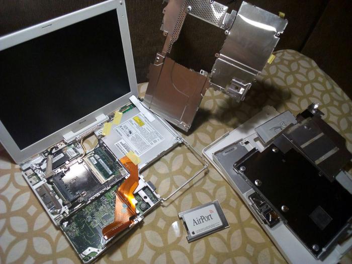 IBook G3 A1005 Apple, Ремонт ноутбуков, Длиннопост, Олдскул, Компьютерное железо
