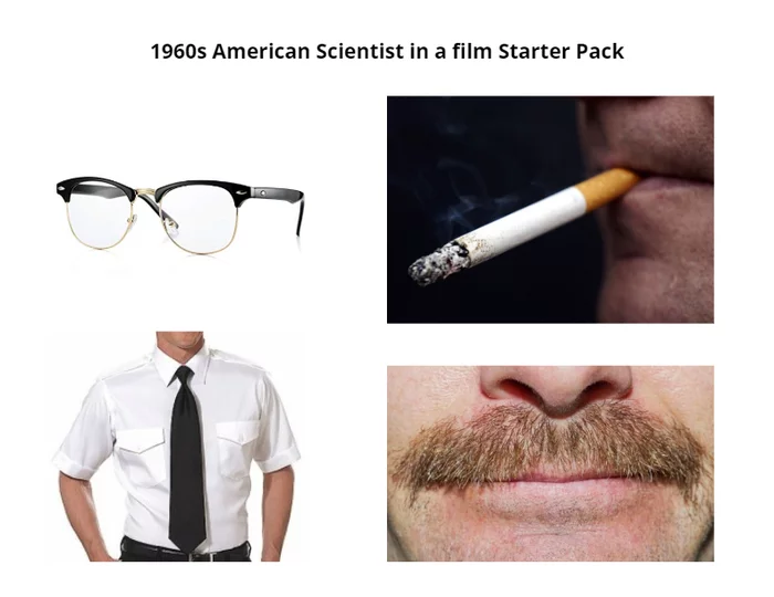 American scientist of the 60s in the cinema. Starter Kit - Scientists, Movies, Stereotypes