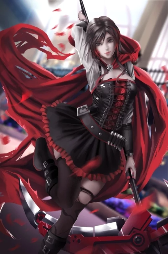 Ruby Rose - RWBY, Ruby rose, Anime art, Serials, Not anime, Art, Pixiv