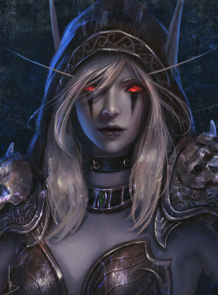 Sylvanas Windrunner ,  , World of Warcraft, WOW, Blizzard, Trung Bui, Game Art, 