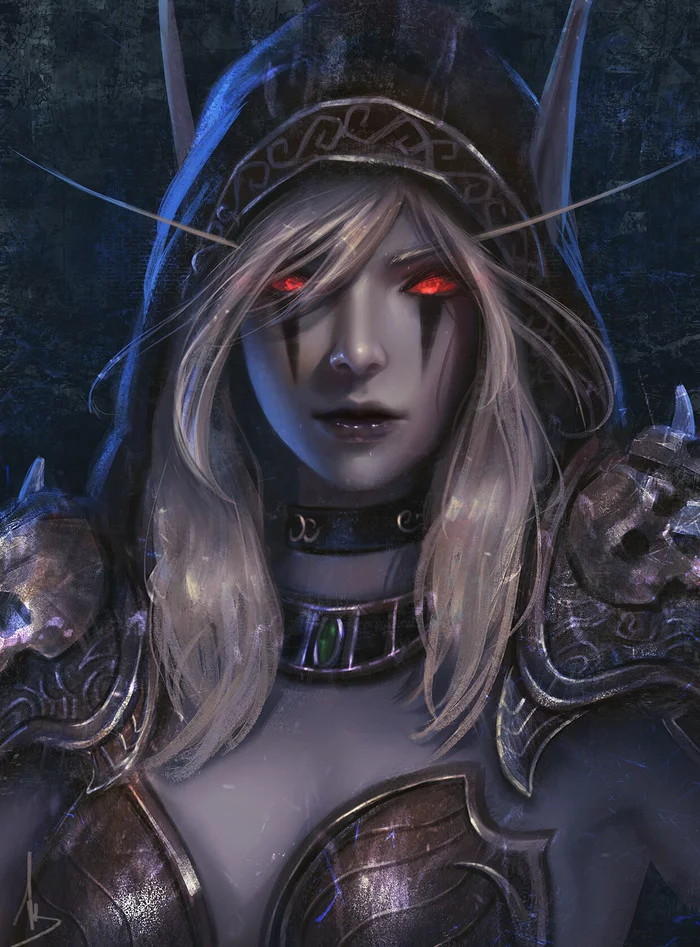 Sylvanas Windrunner - Art, Sylvanas Windrunner, World of warcraft, Wow, Blizzard, Trung bui, Game art, Games