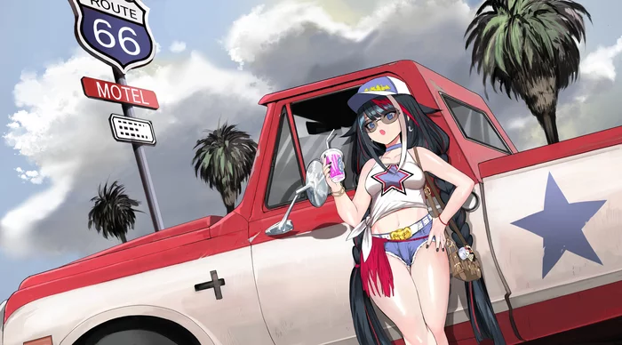 Deutschland - Azur lane, Rammstein Deutschland, Anime art, Anime, Art, Route 66